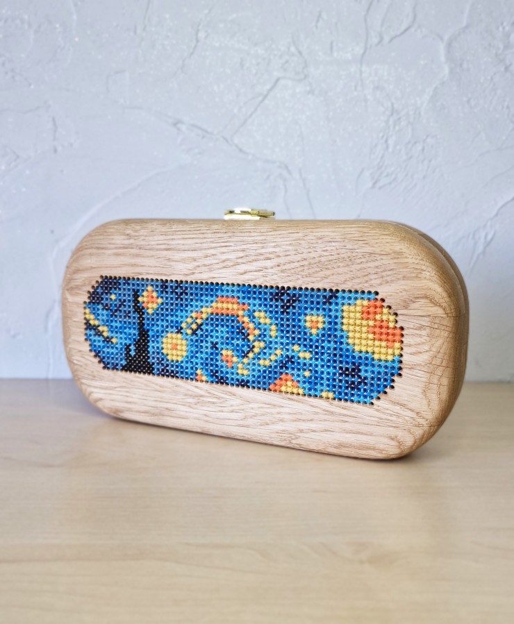 Ąžuolinė delninė "Žvaigždėta naktis"