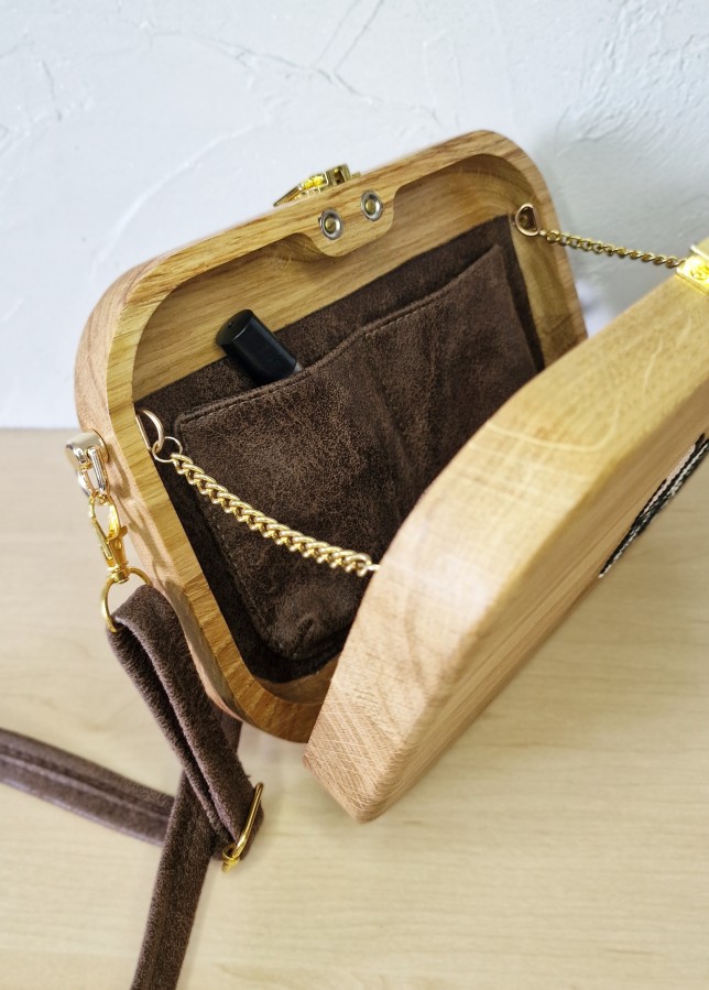 Ąžuolinė rankinė "Ištikimas draugas"