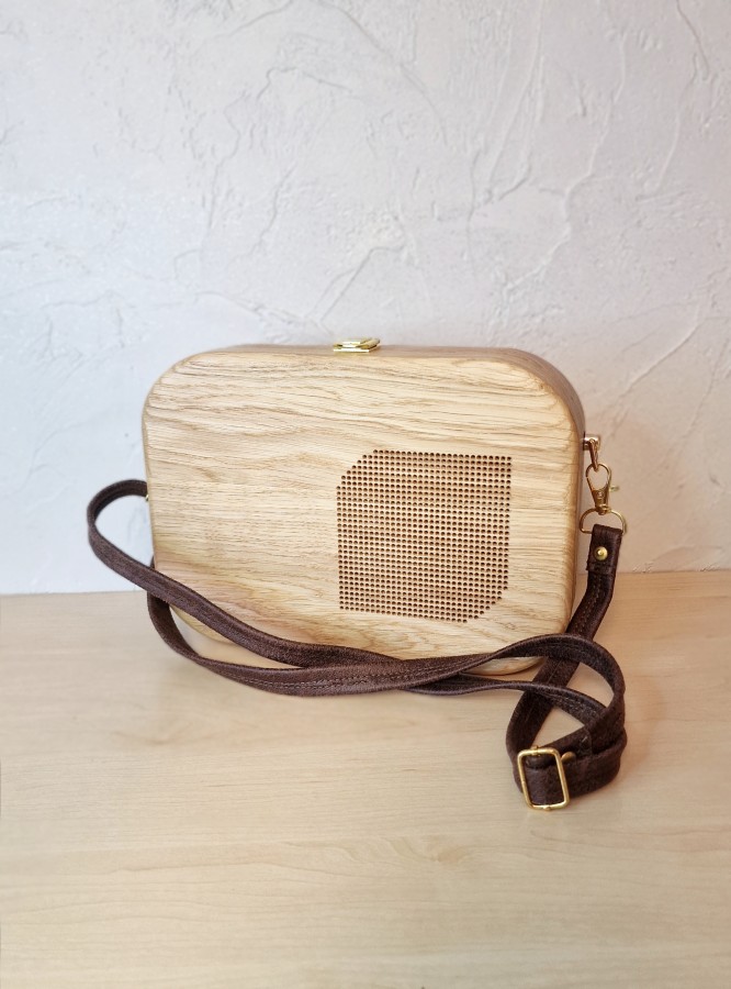 Ąžuolinė rankinė "Kūrybos laukas"