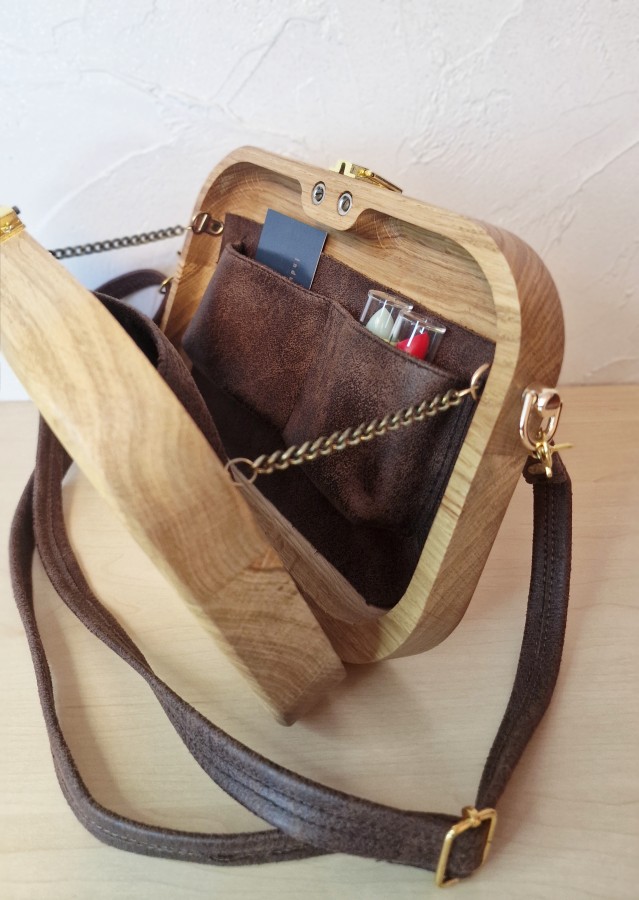 Ąžuolinė rankinė "Kūrybos laukas"